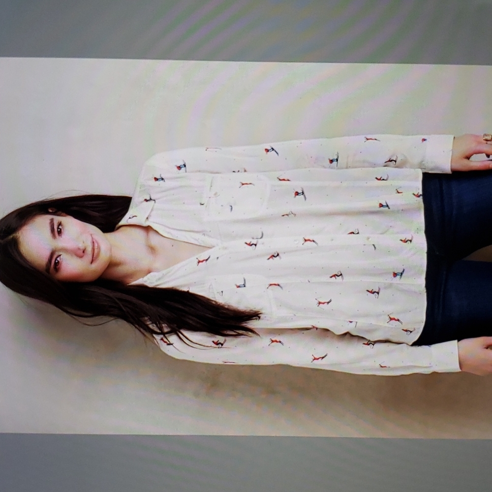 Anthropologie Conversationalist Buttondown